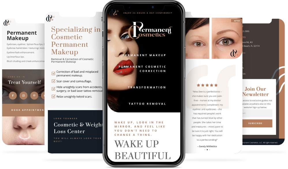 Web Design & Development - Permanent Cosmetics